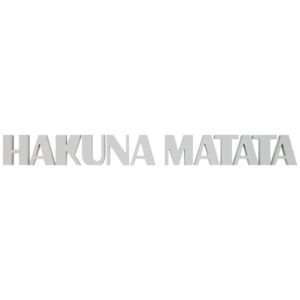 Dekorační Písmena Hakuna Matata