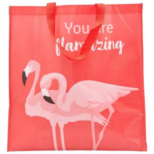 Taška Nákupní Flamingo Couple
